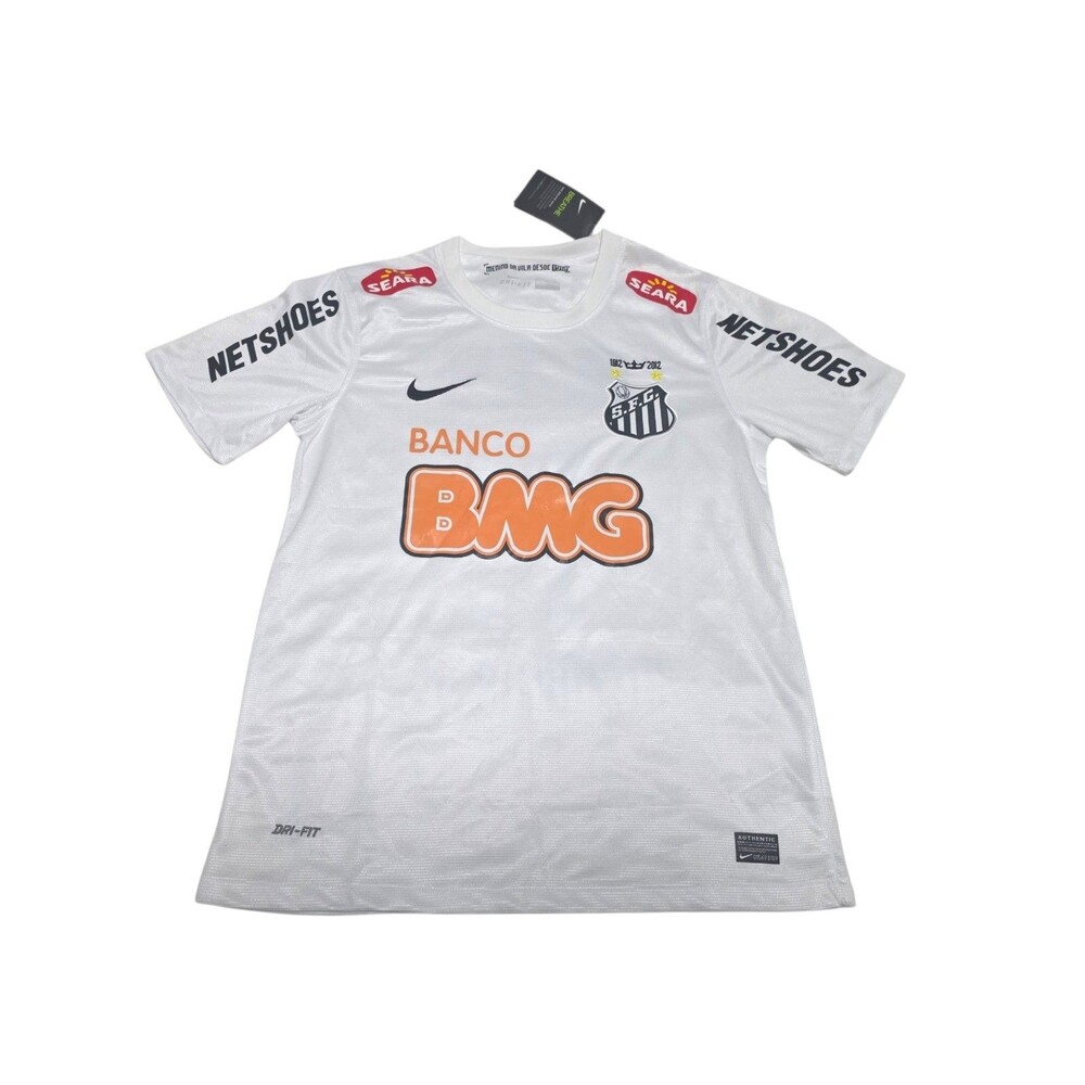 Santos 2012/13 Home Neymar Jr #11 Retro Soccer Football  Jersey Shirt Men Size S
